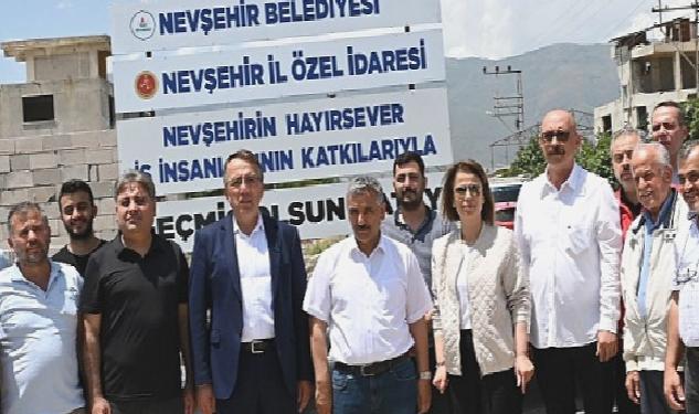 Nevşehir Hatay’a Sebze Hali Yaptırıyor