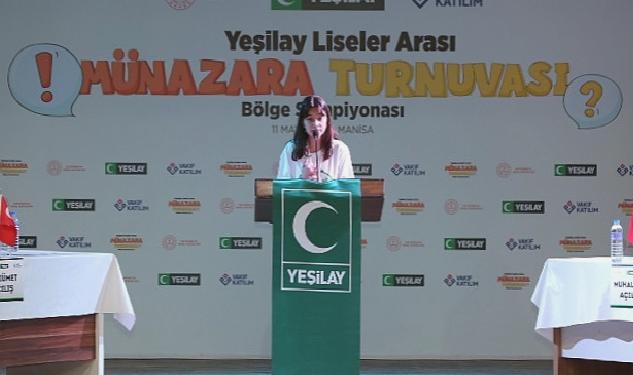 Yeşilay Liseler Arası Münazara Turnuvası’nın İç Anadolu ve Ege Finalleri Tamamlandı