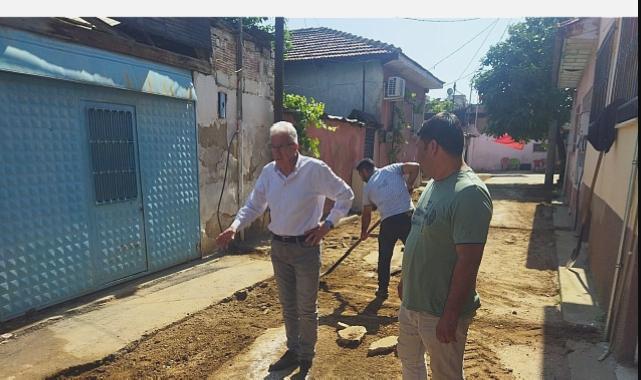 Başkan Eriş, yıpranan yollar için sahada