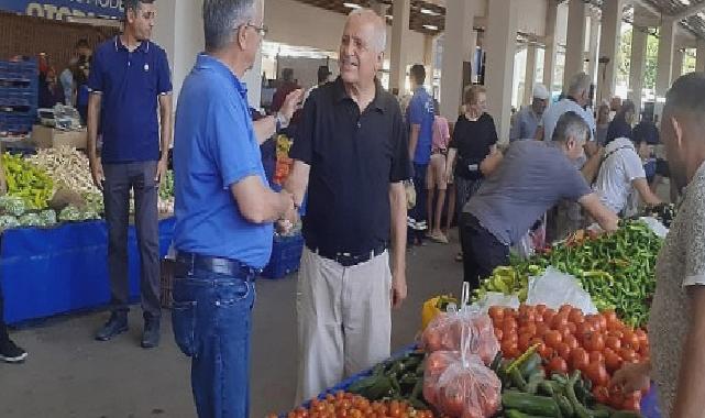 Başkan Topaloğlu pazar esnafıyla bir araya geldi