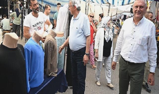 Başkan Topaloğlu, turizm pazarı esnafını ziyaret etti