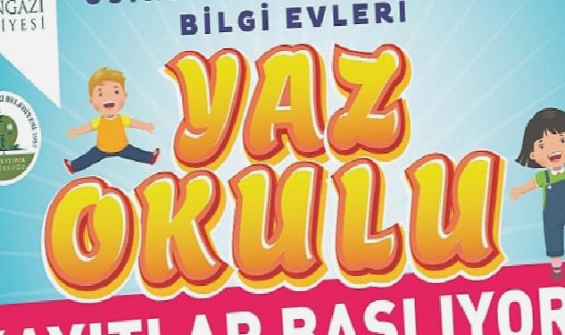 Bilgi Evleri’nde yaz okulu başlıyor