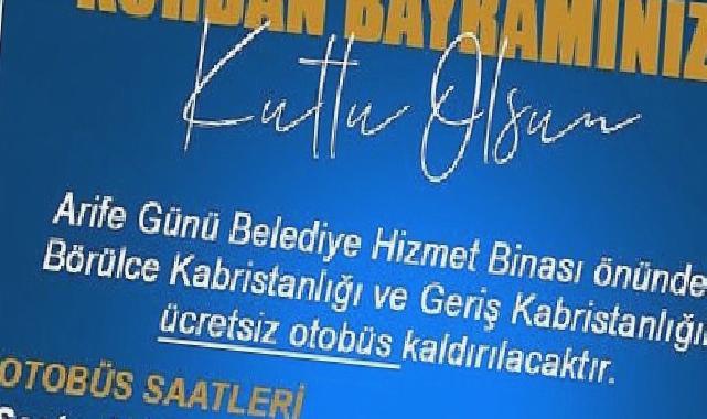 Burhaniye Belediyesi’nden ücretsiz kabristanlık seferleri