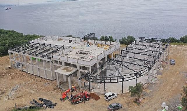 Darıca Millet Bahçesi 3. Etap’ta Millet Kıraathanesinin kaba inşaatı tamam