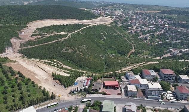 Dilovası Devlet Hastanesi bağlantı yolu ilerliyor