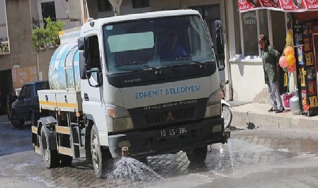 Edremit Belediyesi Kapsamlı Temizliklerine Devam Ediyor!