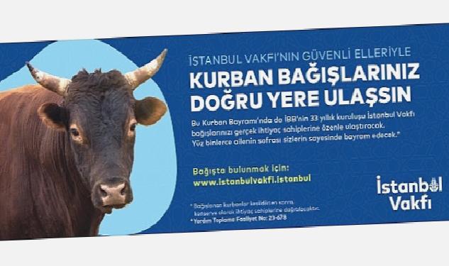 İBB’ye bağlı İstanbul Vakfı, Kurban Bayramı Bağış Kampanyasını başlattı