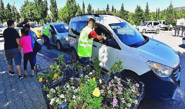 İzmir Büyükşehir Belediyesi’nden mezarlıklarda çiçek sürprizi