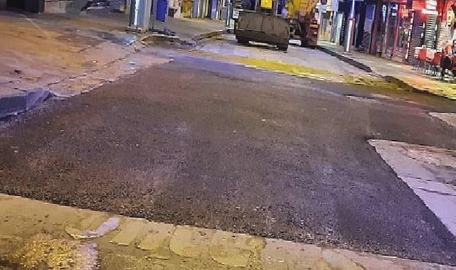 İzmit Alemdar Caddesi asfaltlandı