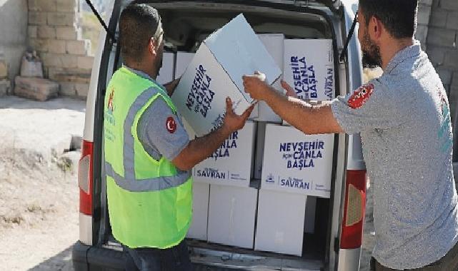 Nevşehir Belediyesi tarafından bin 200 aileye kurban eti dağıtımı gerçekleştirildi