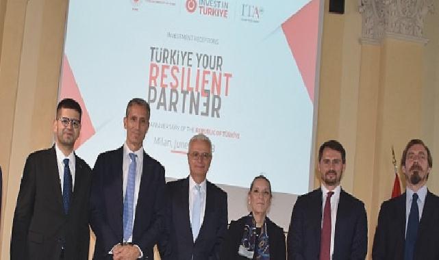 Türkiye Yüzyılı Yatırım Resepsiyonu Milano’da Gerçekleştirildi