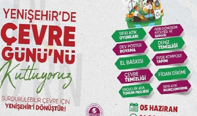 Yenişehir Belediyesi, Dünya Çevre Günü etkinlikleriyle farkındalık yaratacak