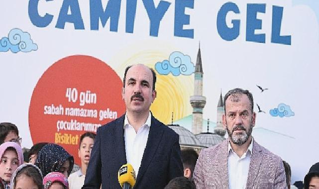 Başkan Altay “Güle Oynaya Camiye Gel Projesi”nde Çocukların Sabah Namazı Heyecanına Ortak Oldu