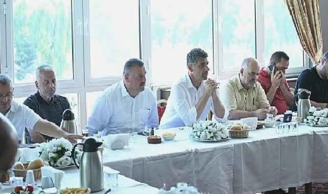 Başkan Kocaman muhtarlarla bir araya geldi