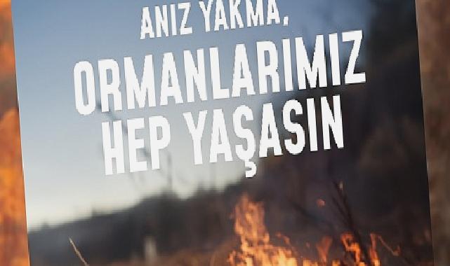 Bir kıvılcım geleceğimizi yakmasın, ormanlarımız hep yaşasın!