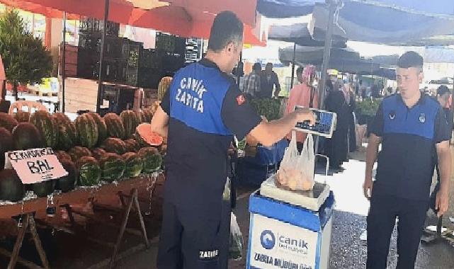 Canik’te Semt Pazarları Kontrol Altında