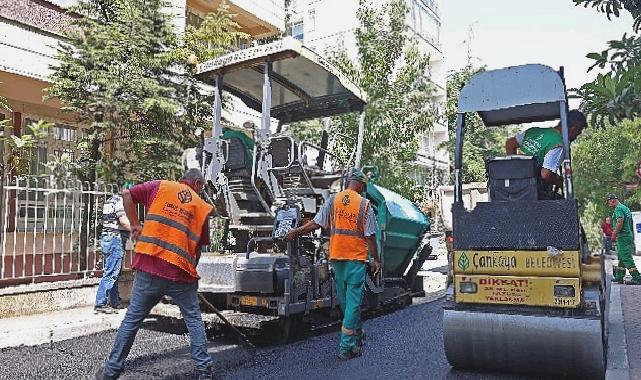 Çankaya’da asfalt çalışmaları hız kesmeden devam ediyor 