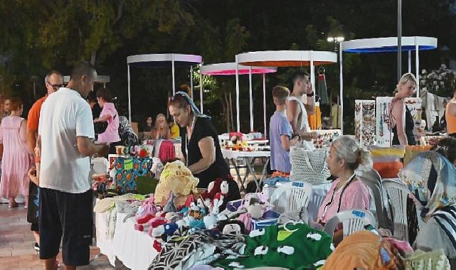 Kemer’de üreten ev hanımları kermesi