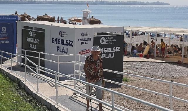 Konyaaltı Engelsiz Plajı bu yılda engellilerin gözdesi