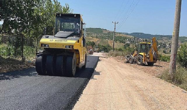 Körfez Alihocalar yolu asfaltlandı