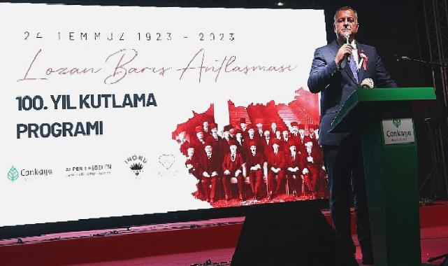 Lozan zaferinin 100. yılı Çankaya’da kutlandı