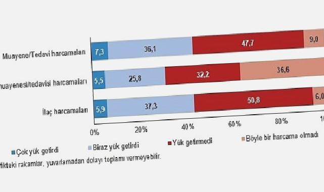 Muayene ve tedavi harcamaları hanelerin yüzde 7,3’üne çok yük getirdi