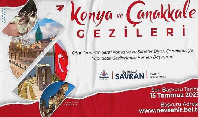 Nevşehir Belediyesi’nden gençler ve kadınlar için Konya ve Çanakkale gezisi