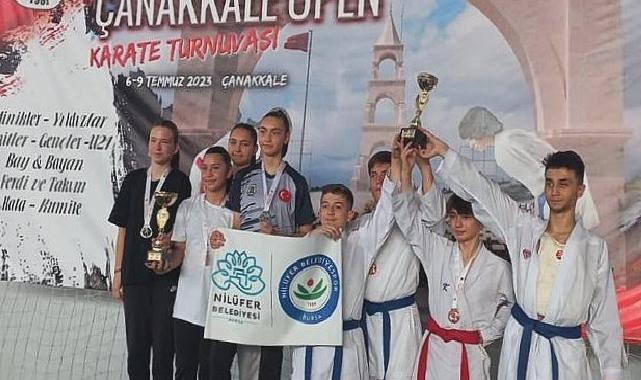 Nilüferli sporcular Karate Turnuvası’ndan ödülle döndü