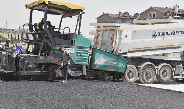 Selçuklu’da asfalt sezonu yoğun tempoda devam ediyor