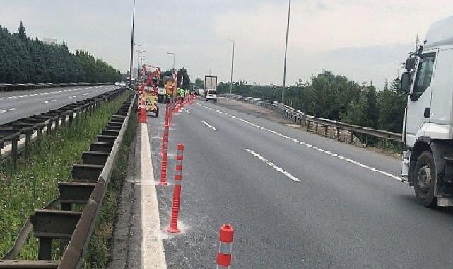 Stadyum yolu için TEM’de çalışmalar başladı