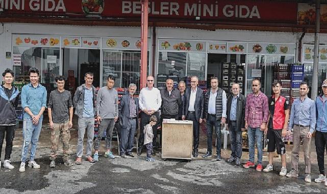 Toptancılar sebze hali esnafından başkan Bilgin’e teşekkür