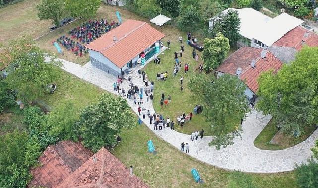 Üçpınar’daki eski köy okulu konuk evi oldu