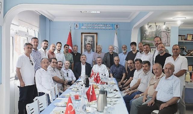 Başkan Büyükakın, Erzurum Vakfı’na konuk oldu