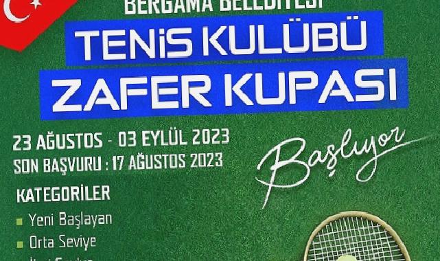 Bergama Tenis Kulübü Zafer Kupası başlıyor