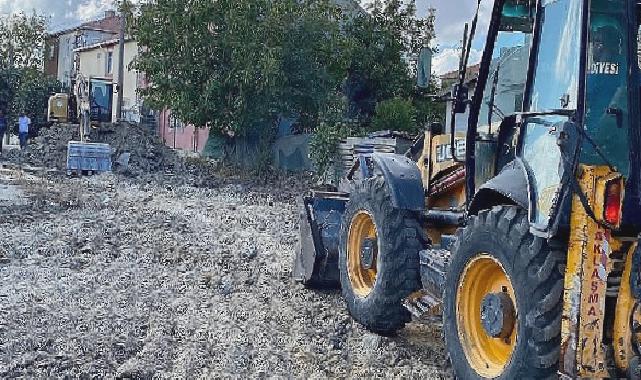 Büyükyoncalı’da yol çalışmaları devam ediyor