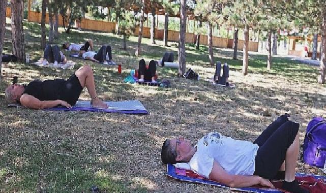 Çankayalılar açık havada sporla zinde kalıyor