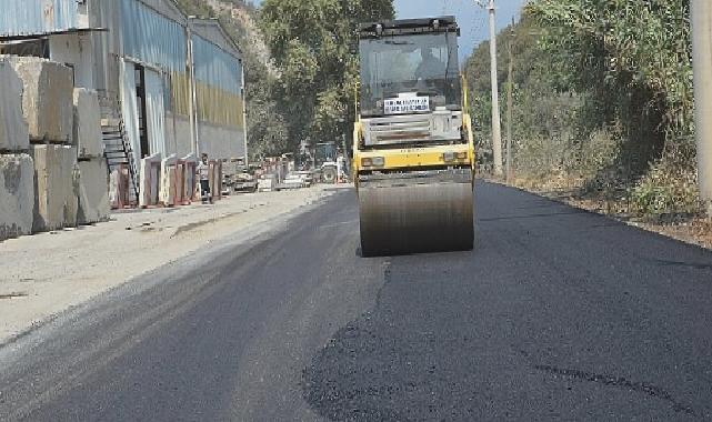 Demirtaş Grup Yolu’na sıcak asfalt