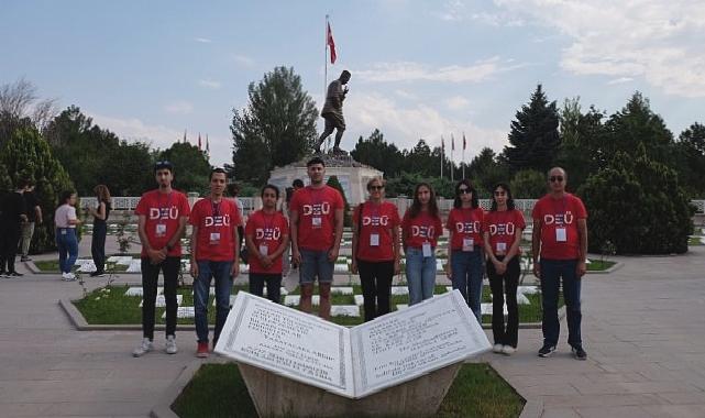 DEÜ Zafer Yürüyüşü için Afyon Kocatepe’de