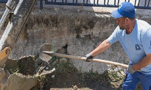 Dikili’deki Sülüklü Deresi temizlendi