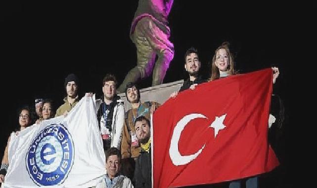 Ege Üniversitesi, “Kocatepe Zafer Yürüyüşü “ne katıldı