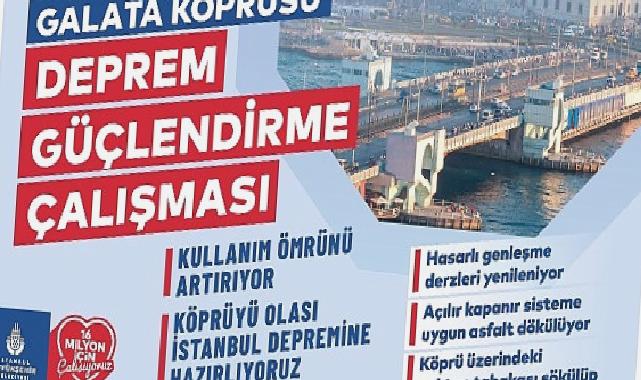 Galata Köprüsü’nde 29 Yıl Sonra Yenileme Çalışması