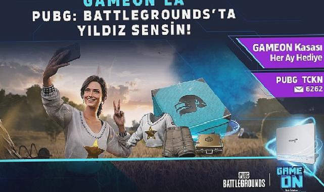 GAMEON farkıyla PUBG’de GAMEON Kasası her ay hediye