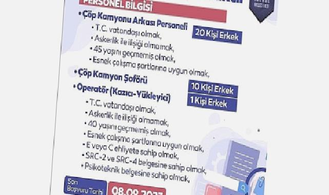 İnegöl Belediyesi 31 Personel Alacak