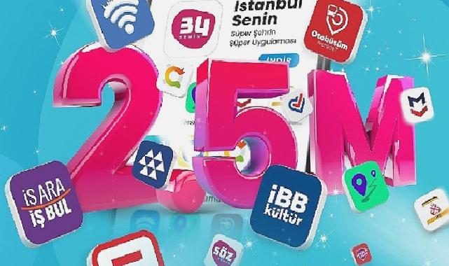 İstanbul Senin uygulaması 2,5 milyonun cebinde!