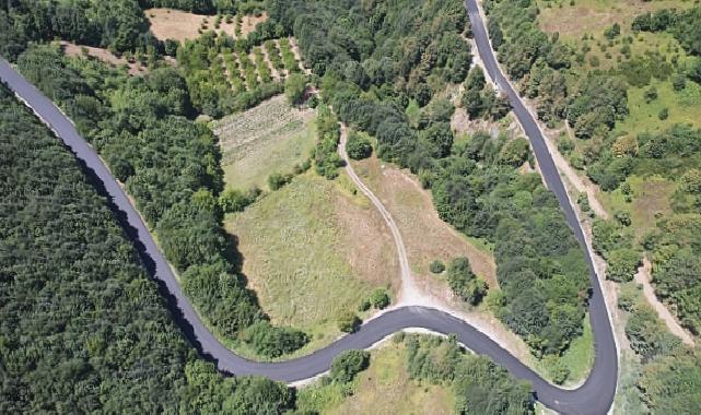 Karamürsel Senaiye-İznik yolu asfaltlandı