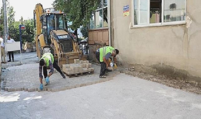 Kırsal Mahallelerde Sokaklar Parke Taşla Kaplanıyor