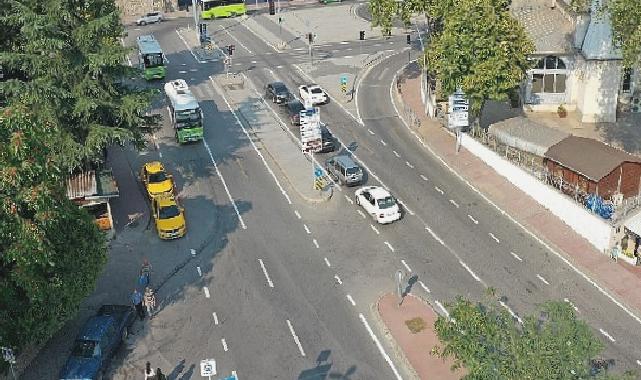 Kocaeli Büyükşehir’den yol çizgileriyle düzenli ve güvenli ulaşım