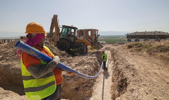 Menemen Seyrek ve Villakent mahallelerinin içme suyu hattı yenileniyor