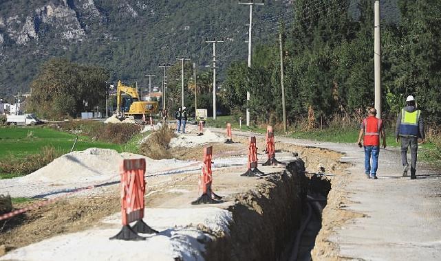 Muğla Büyükşehir Ören Kanalizasyon Projesinin Yüzde 30’unu Tamamladı