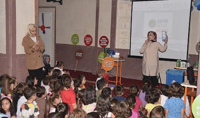 Selçuklu Belediyesi’nden Cami ve Yaz Kur’an Kurslarında Sıfır Atık Eğitimi